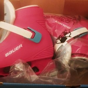 Bauer Lil Pink Angel ice skates